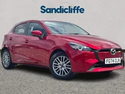 Red Used 2024 Mazda 2 Exclusive-Line Hatchback | £17,694 (Fair price)