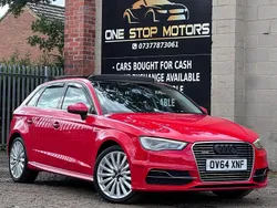 Red Used 2014 Audi A3 Sportback e-tron Advanced Sedan | £6,495