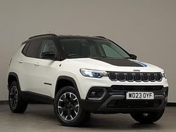 White Used 2023 Jeep Compass Trailhawk SUV | £16,498 (Fair price)