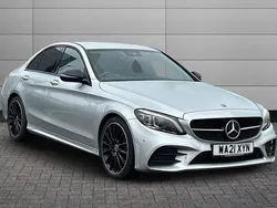 Silver Used 2021 Mercedes C220 AMG line Sedan | £24,310 (A bit pricey)