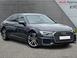 Grey Used 2021 Audi A6 S-Line Sedan | £21,351 (Fair price)