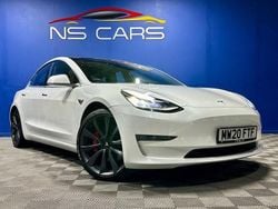 White Used 2020 Tesla Model 3 Performance Sedan | £18,995 (Good price)