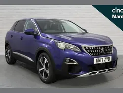 Blue Used 2017 Peugeot 3008 Allure SUV | £8,799 (Fair price)