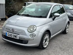 Silver Used 2010 Fiat 500 Lounge Hatchback | £1,695