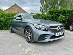 Grey Used 2019 Mercedes C180 AMG line Estate | £15,495 (A bit pricey)