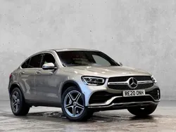 Silver Used 2020 Mercedes GLC300 AMG line Coupe | £28,495 (Super price)