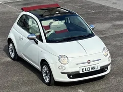 White Used 2013 Fiat 500 Lounge Cabriolet | £3,990 (Fair price)