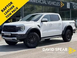 Arctic white (solid paint) Used 2024 Ford Ranger Raptor Pickup | £35,990