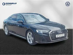 Black Used 2022 Audi A8L S-Line Sedan | £39,990 (Fair price)