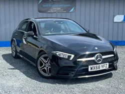 Black Used 2018 Mercedes A200 AMG Line Premium Hatchback | £14,489 (Fair price)