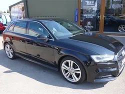Black Used 2017 Audi A3 S-Line Hatchback | £13,995 (Fair price)