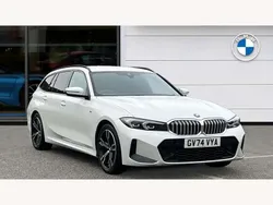 Mineral white Used 2025 BMW 320 M Sport Estate | £34,750 (Fair price)