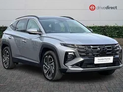 Metallic shimmering silver New 2025 Hyundai Tucson Ultimate SUV | £37,000 (Expensive)