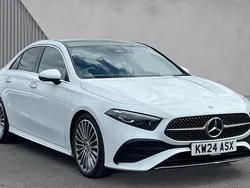 White Used 2024 Mercedes A200 AMG Line Premium Plus Sedan | £27,680 (Expensive)