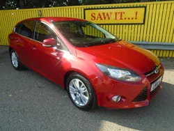 Red Used 2014 Ford Focus Titanium Hatchback | £4,995 (A bit pricey)