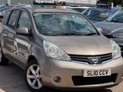 Beige Used 2010 Nissan Note N-TEC MPV | £2,975 (Good price)