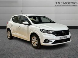White Used 2021 Dacia Sandero Comfort Hatchback | £11,790 (Fair price)