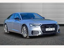 Silver Used 2022 Audi S6 Black Edition Sedan | £42,995 (Fair price)