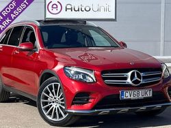 Red Used 2018 Mercedes GLC220 AMG Line Premium Estate | £22,990 (A bit pricey)