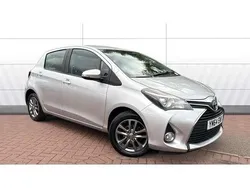 Silver Used 2015 Toyota Yaris Hatchback | £5,291 (Fair price)