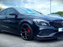 Black Used 2019 Mercedes CLA220 AMG line Sedan | £19,990 (Fair price)