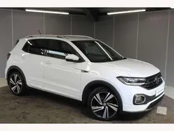 White Used 2019 VW T-Cross R-line SUV | £16,895 (Fair price)