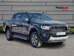 Agate black metallic Used 2022 Ford Ranger Wildtrack Pickup | £23,995 (Good price)