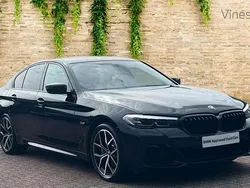 Black Used 2022 BMW 530e M Sport | £29,273 (Fair price)