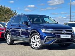 Blue Used 2022 VW Tiguan Allspace Life SUV | £22,795 (Fair price)
