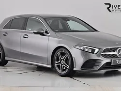 Mountain grey Used 2019 Mercedes A180 AMG line Hatchback | £13,395 (Good price)