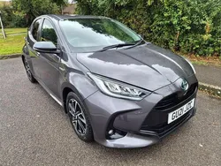 Grey Used 2021 Toyota Yaris Hybrid Design Hatchback | £16,895 (Fair price)