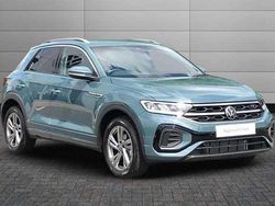 Petrol blue Used 2025 VW T-Roc R-line SUV | £28,950 (Fair price)