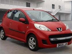 Red Used 2010 Peugeot 107 Hatchback | £2,395 (Good price)