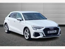 White Used 2022 Audi A3 S-Line Hatchback | £18,850 (Fair price)