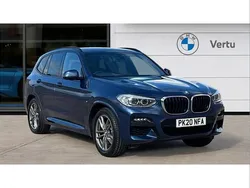 Phytonic blue Used 2020 BMW X3 M Sport SUV | £26,495 (Good price)