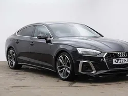 Black Used 2022 Audi A5 Sportback S-Line Hatchback | £27,890 (Fair price)