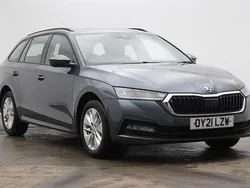 Quartz grey metallic Used 2021 Skoda Octavia SE First Edition Estate | £17,480 (Fair price)