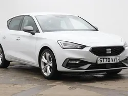 White Used 2021 Seat Leon FR Hatchback | £14,490 (Fair price)