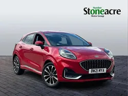 Red Used 2021 Ford Puma ST-Line SUV | £14,995 (A bit pricey)