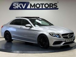 Silver Used 2016 Mercedes C63 AMG Premium Sedan | £29,450 (Fair price)