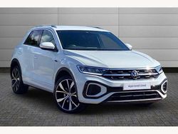 Pure white Used 2022 VW T-Roc R-line SUV | £23,195 (Fair price)