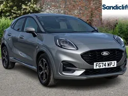 Solar silver (premium paint) Used 2024 Ford Puma Hatchback | £21,500 (Fair price)