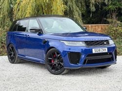 Blue Used 2018 Land Rover Range Rover Sport SVR SUV | £37,500 (Good price)