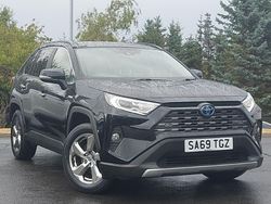 Black Used 2019 Toyota RAV4 Hybrid SUV | £20,498 (A bit pricey)