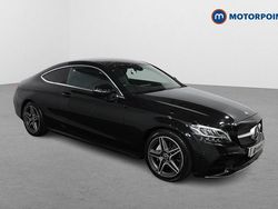 Black Used 2019 Mercedes C200 AMG line Coupe | £19,149 (Fair price)