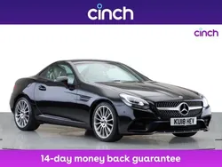 Black Used 2018 Mercedes SLC200 AMG line Cabriolet | £16,499 (Expensive)