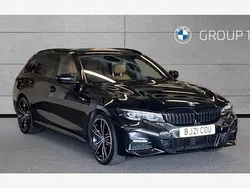 Black Used 2021 BMW 330e M Sport Estate | £23,550 (A bit pricey)
