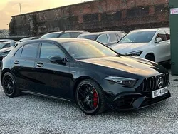 Cosmos black metallic Used 2025 Mercedes A45 AMG Hatchback | £53,890 (A bit pricey)