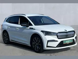 White Used 2025 Skoda Enyaq iV SportlinePlus SUV | £35,980 (Fair price)