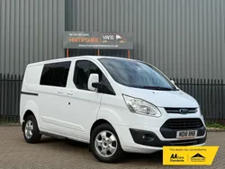 White Used 2018 Ford Transit Custom Limited Van | £15,443 (Fair price)